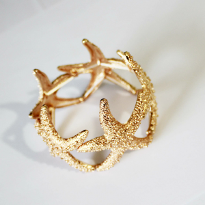[gryxh31200477]cute Golden Bling Sea Star Bracelet