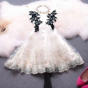 [ghyxh36214]sweet Embroidery Flower Mesh Lace..