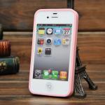 Tower Contact Back Shell Case For Iphone 4/4s-pink
