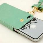 Cute Leather Bowknot Chain Case For..