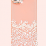 Cute Pearl Lace Apple Iphone 5 Case-light Pink..
