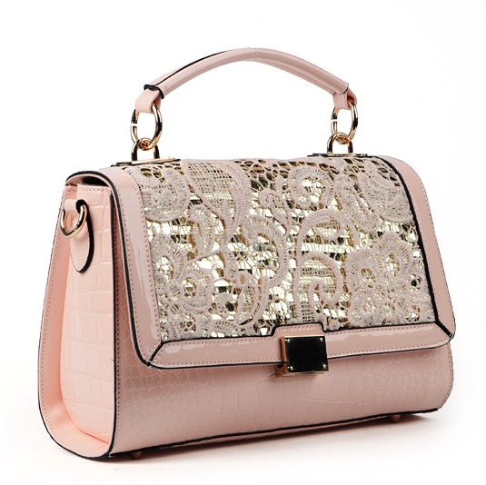 [gryxh32060034]sweet Pink Cute Lace Bowknot Paillette Handbag Bag on Luulla