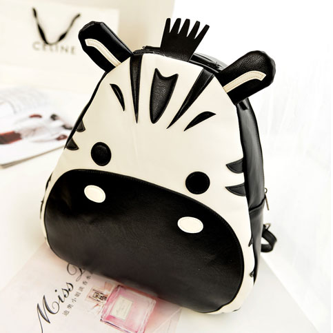 Cute Cartoon Hippo Contrast Color Backpack [ghyxh320601]
