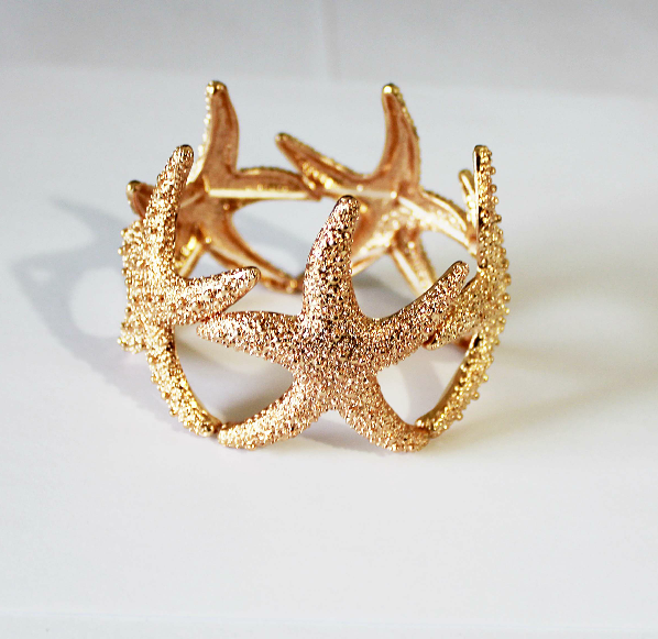 Sea Star Bracelet Set in Light Peach main image 1